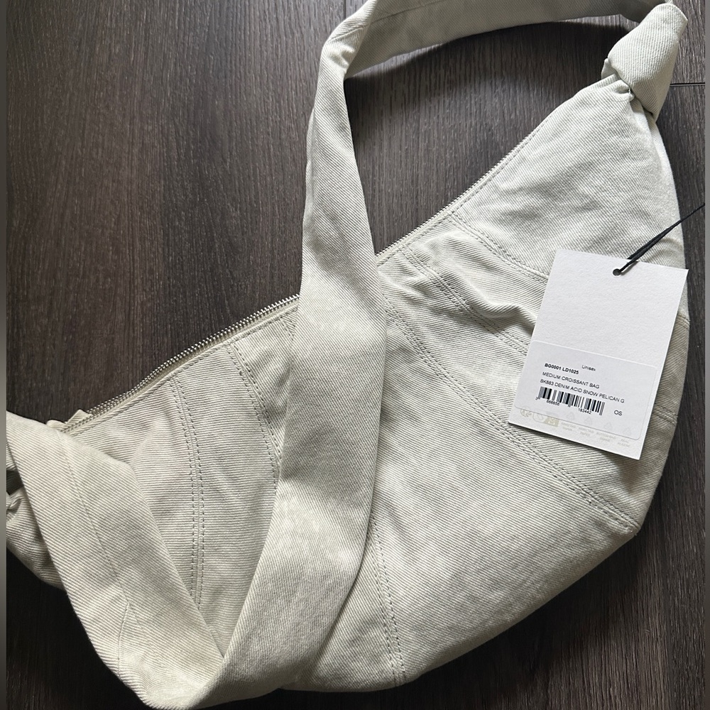 Lemaire denim croissant bag medium
